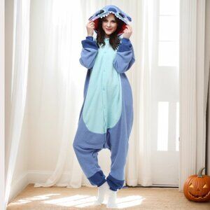 Stitch Onesie Costumes Women Men Unisex Kids Halloween Party Pajamas Size XS